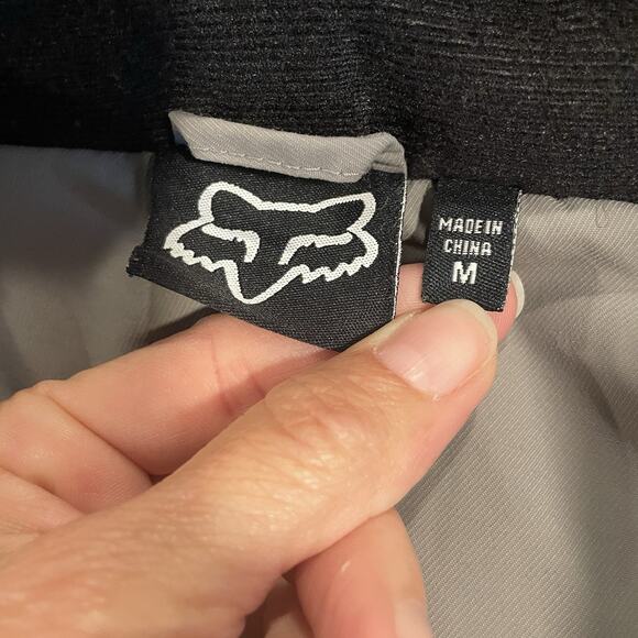 Fox Racing Winter Coat Parka Gray Black Men's M Snowmobiling Ski Hooded Jacket - Picture 15 of 15